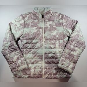 The North Face Multi-Color Mossbud Reversible Full Zip Puffer Jacket